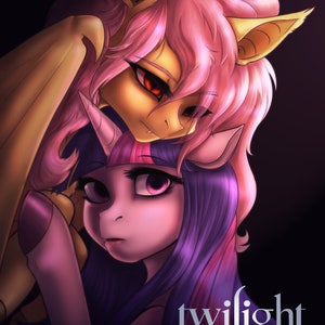 Pony &#39;Twilight&#39; Parody Postcard