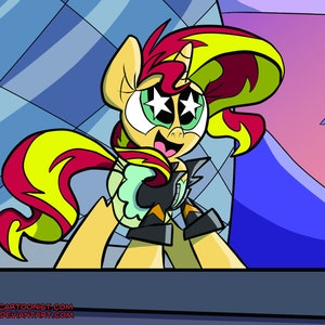 Hopeful Sunset Shimmer Letter Print