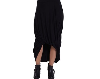 Black Maxi Skirt, Urban Clothing, Women Skirt, Minimalist Skirt, Plus Size Clothing, Wrap Skirt, Oversize Skirt, Long Skirt, Boho Clothing