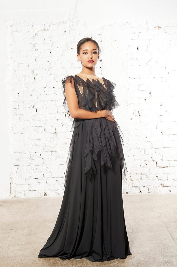 avant garde formal dress Avant-Garde Couture Gown Rental~Butterflies- Local Rental Only – Blutterfly  Baby Boutique Couture main image 0
