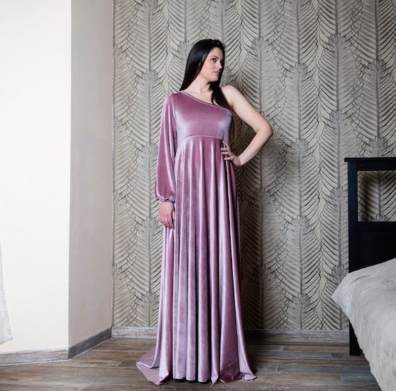 Matrimonio Vestiti Da Sera In Velluto Abito Da Sera Orientale In
