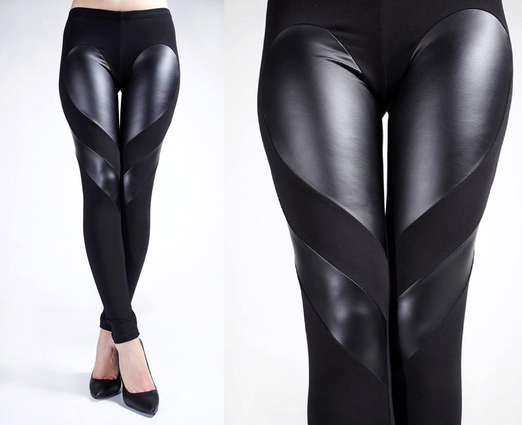 stretch leather leggings sale