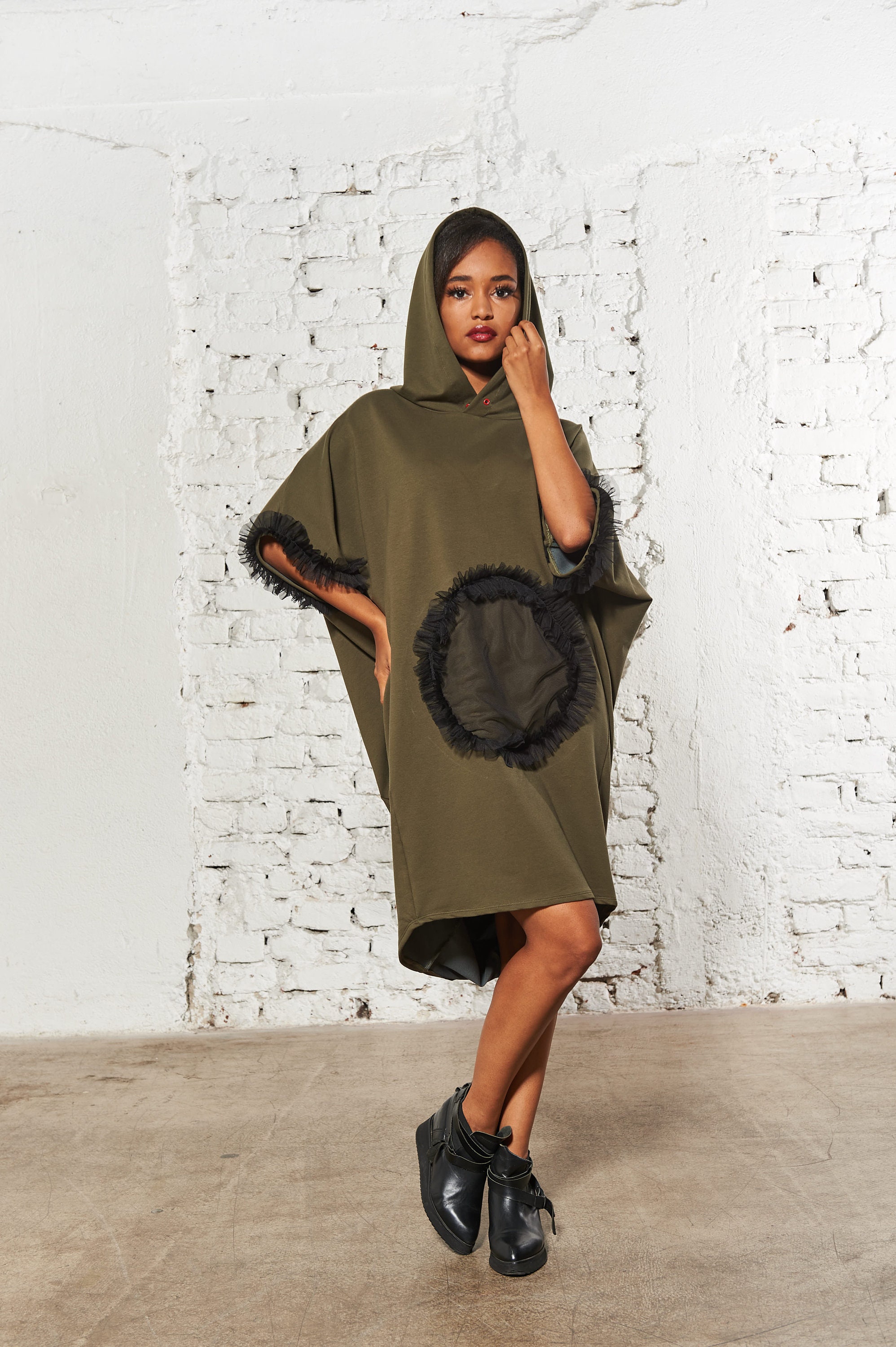 army green hoodie dress Hoodie Dress Green – Destination Haway