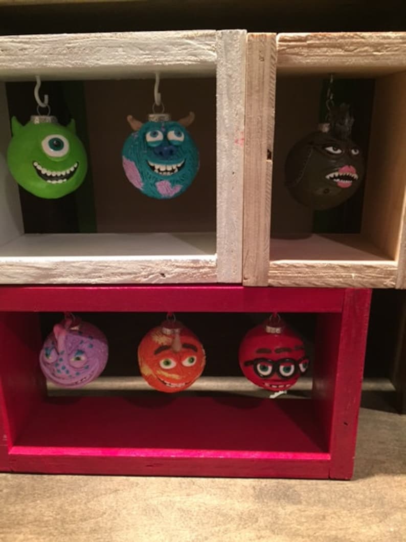 Monsters Inc Ornaments sully, Mike Wazowski, Roz and More Etsy