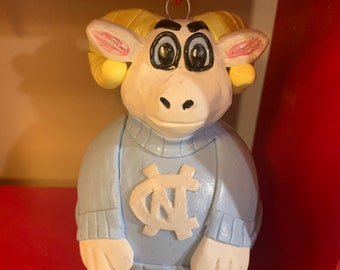 UNC Tarheels Mascotte Ornament