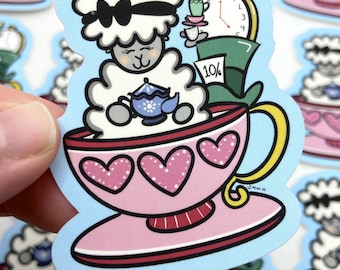 Alice in Wonderland Decal, Sheep Sticker