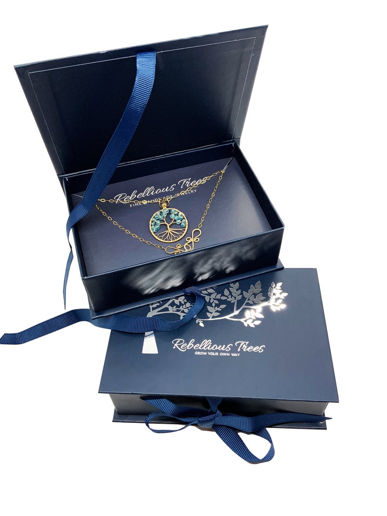 August Birthstone Gift Silver Peridot Tree of Life Earrings for Women 1st Anniversary