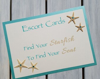 Trouwborden | Vind je zeester Vind je stoel-bord | Zeester gastenboekbord | Zeester trouwborden