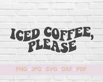 Download Iced Coffee Svg Etsy