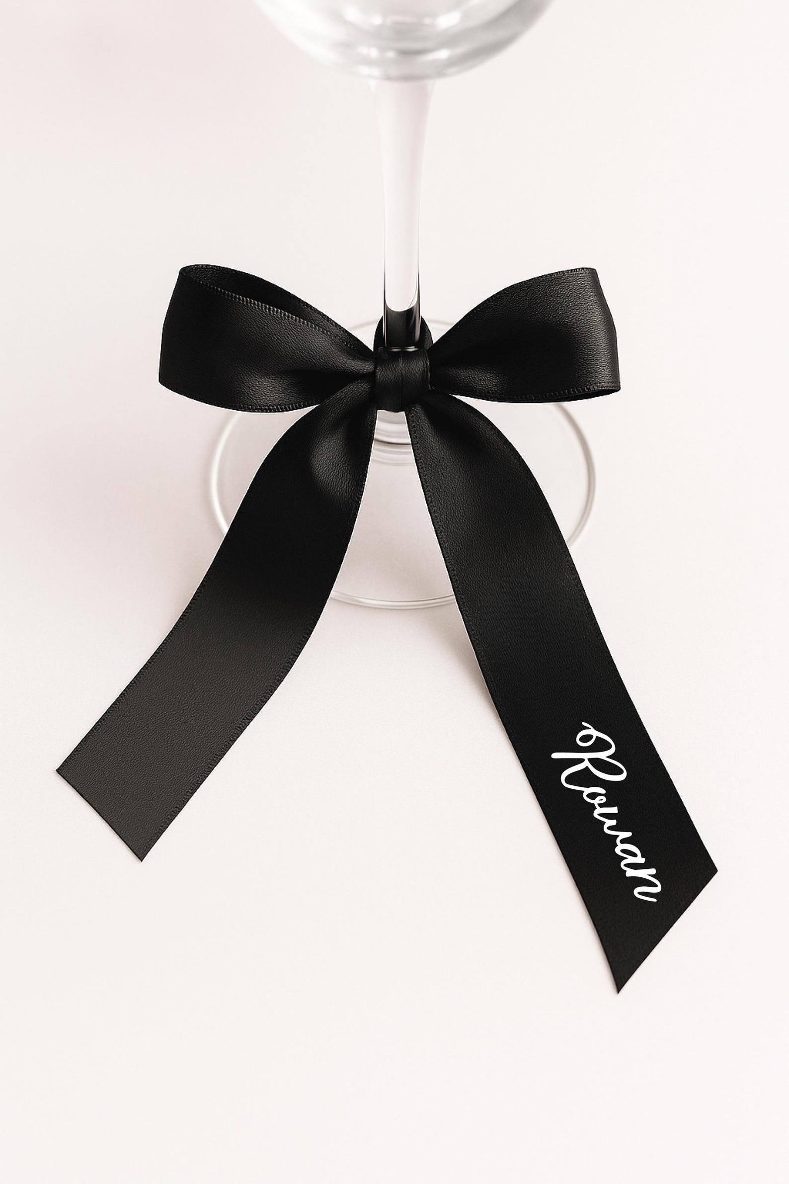 Personalized Satin Ribbon Name Tags, Bridal Shower, Bridesmaid Gift ...