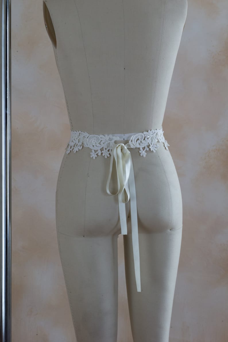 Danner lace bridal sash