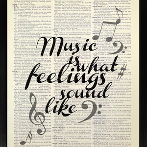 Music Gift Man BIRTHDAY Gift Her, MUSIC Print, Music Decor, Music Wall Decor, Office poster, Musician GIFT Music Lover Gift, Music Lyric Art