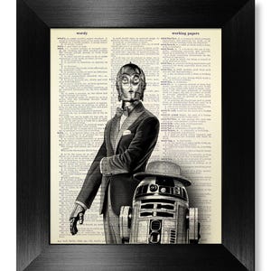 Star Wars Art Print Set, STAR WARS ART, Star Wars Print, Star Wars Wall Art Print, Star Wars Decor, Star Wars Wall Decor, Starwars Gift Man image 4