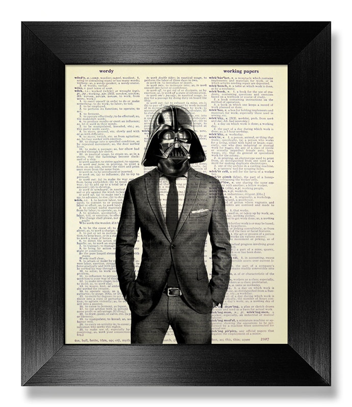 Star Wars Print OFFICE Decor DORM Room Decor Unique Wedding Etsy