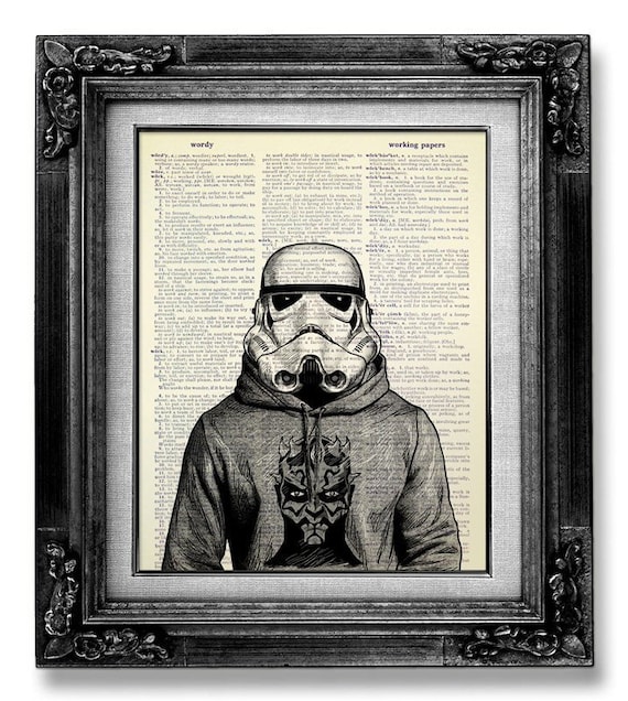 Funny Star Wars Wall Art Stormtrooper Art Storm Trooper - Etsy