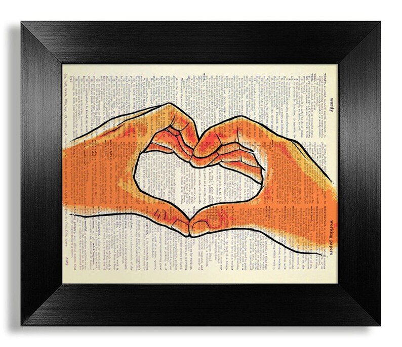 Love Wall Art GIRLFRIEND Gift GIFT for Girlfriend Etsy