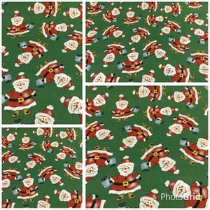 Weihnachtsstoff, Festlicher Hanukkah Stoff, Traditioneller Weihnachtsmann/Geschenke, Dekostoff, Bekleidung/Quilt/Diy/Bastelbedarf/Nähbedarf