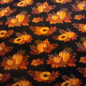 Fall Fabric, Thanksgiving Fabric, Serving, Pumpkin Bounty, Autumn Harvest, Diy/Craft Supplies, Fabric By The Yard/Half Yard, Fat Quarter
