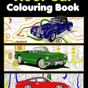 Reverse Coloring Book, 5 Reverse Abstract Coloring Pages for