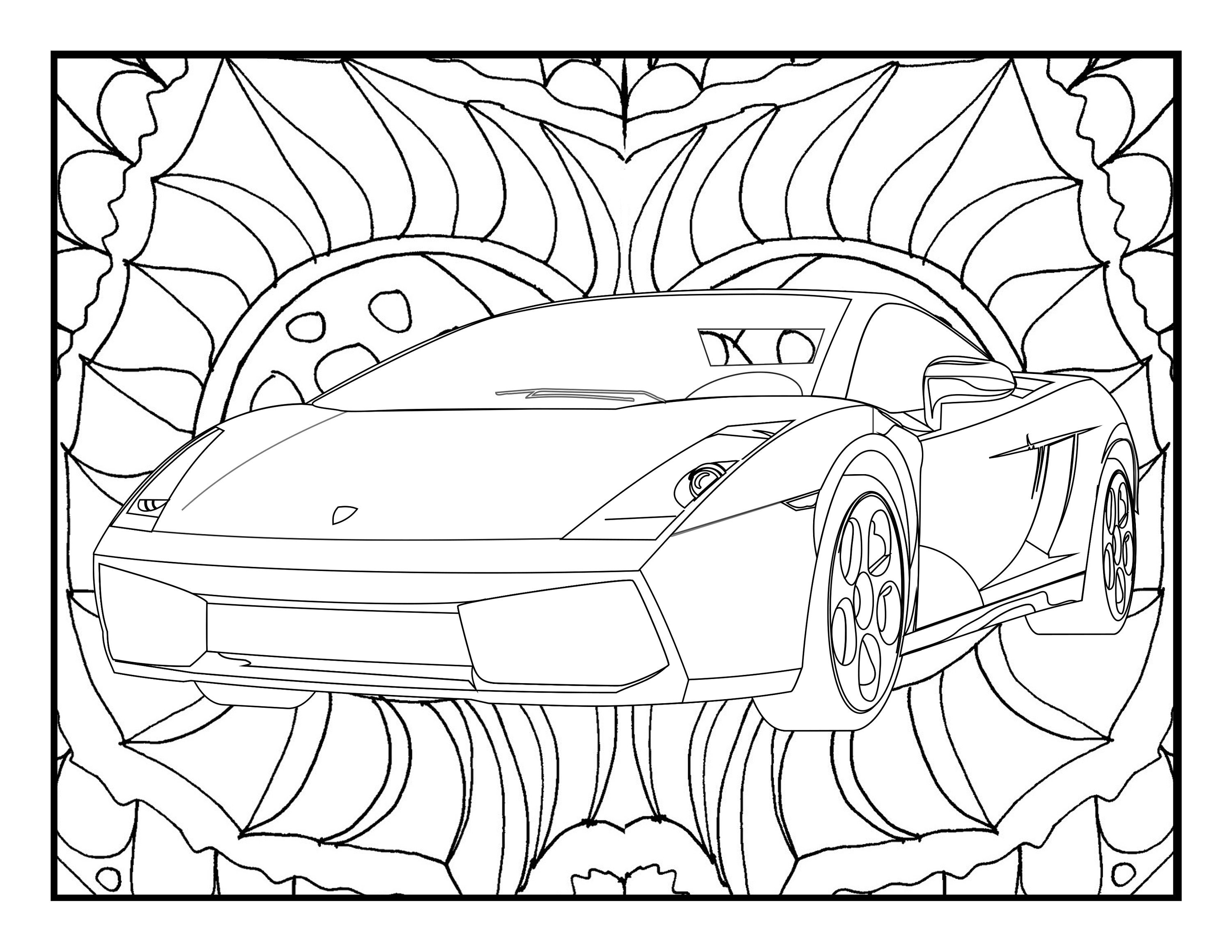 Cars And Vehicles Coloring Books For Boys: 46 Unique Coloring Pages, Cool  Cars, boy coloring book, color books, and Car Lovers (Large Print /  Paperback)