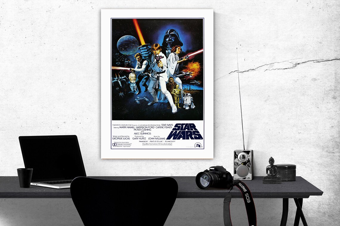 Star Wars Vintage Movie Poster Posters Print Vintage Star Wars Etsy