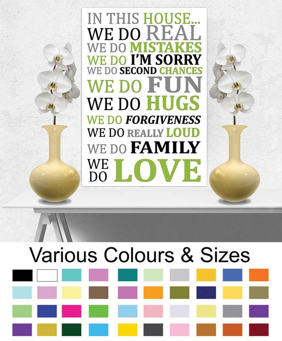 In This House Inspirational Es Prints Wall Art Family Decor Plaques Decal Canvas 4 Sizes - Inspirational Wall Decor Plaques In This House Inspirational Es Prints Wall Art Family Decor Plaques Decal Canvas 4 Sizes - Inspirational Wall Decor Plaques