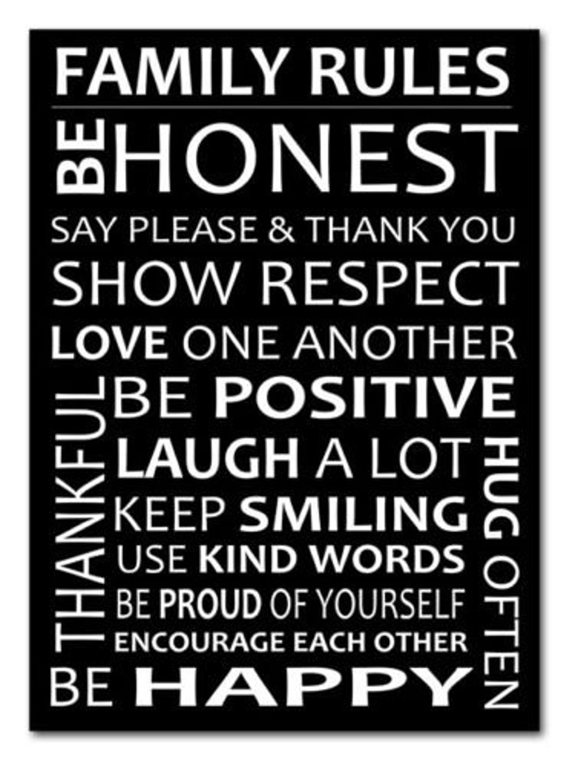 Family Wall Decor Family Wall Art Plaque Sign Prints Etsy