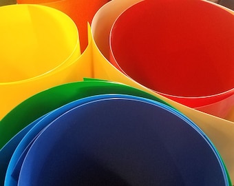 Therian / Fursuit Plastic Sheet - 8.5 x 11 Lots of Colors, Easy to cut and durable!*