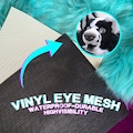 Fursuit / Therian Eye Mesh - (Free Shipping!)  - Waterproof Durable Canvas 8.5x11 or 4x6 ~
