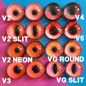Custom Fursuit Eyes ( Tons of Styles and colors!) 1&quot; - 2&quot;*