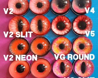 Ojos de traje de piel personalizados (¡muchos estilos y colores!) 1" - 2"*