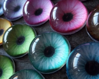 PREMADE - Costume / Fursuit Eyes - Custom - 1 - 1.5 - V2 Acrylic 3-D Follow Me Affect Eyes