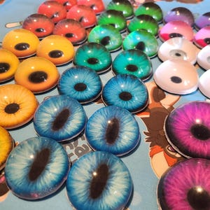 NEW MISCAST Costume / Fursuit Eyes - .75&quot; - 2&quot; - Acrylic 3-D Follow Me Affect Eyes