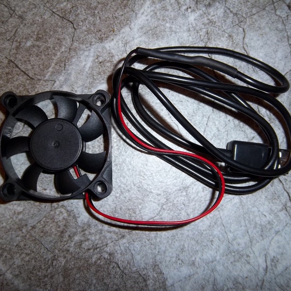 USB-powered fan! Perfect for fursuits, cosplay & LARP - 30/40/50mm sizes