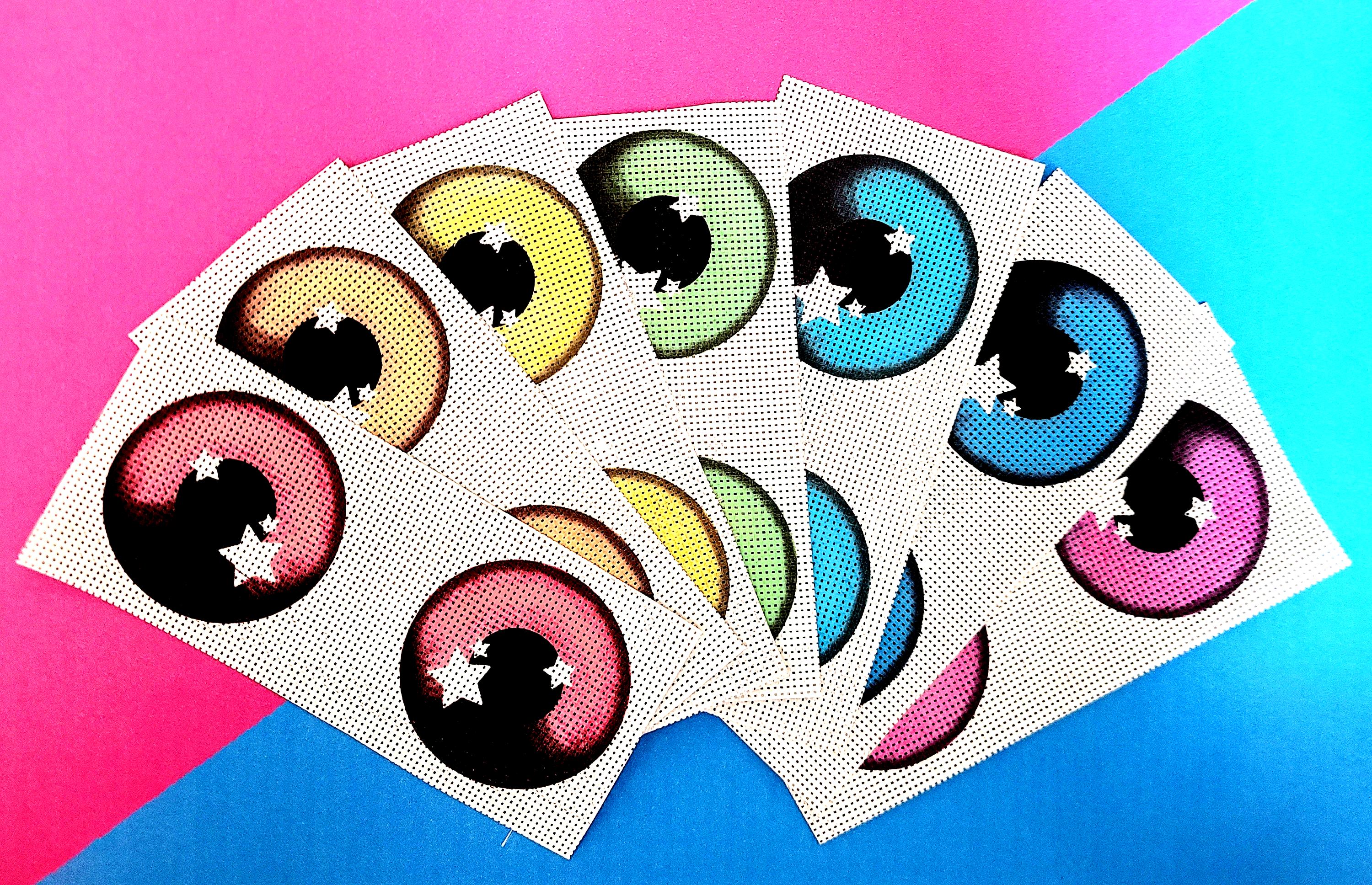 Therian / Toony Fursuit Eye Mesh ( Starry Eyes )