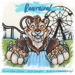 Carnival Treats Fursuit Spray Rawrnival Bottle Fragrance and Cleaner 8oz / 236ml - (BEST VALUE)   Body Safe Costume Cleaner*