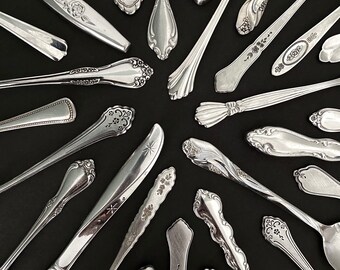 Oneida Stainless Flatware Floral Plus for Craft/food Photography