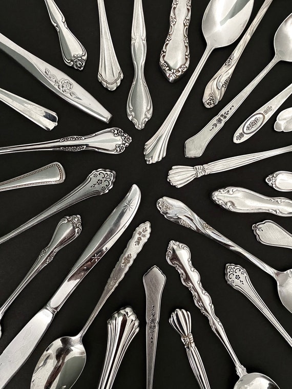 Oneida Stainless Flatware Floral Plus for Craft/food Oneida Stainless Flatware Floral Plus for Craft/food