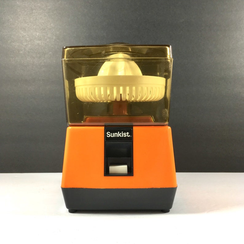 Sunkist Juicer Vintage Retro Battery Operated Orange Juicer Etsy