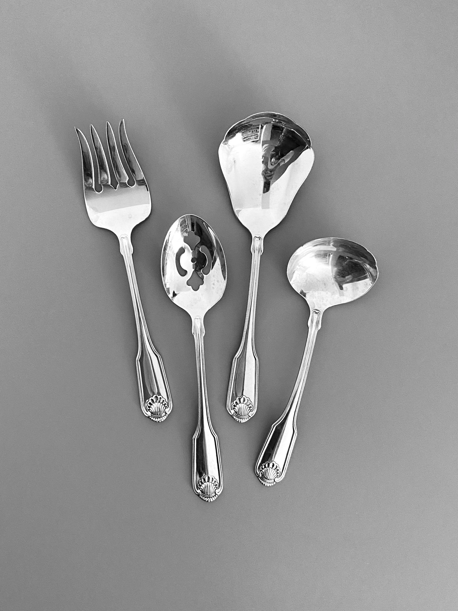 Oneida Cube CLASSIC SHELL Stainless Flatware 1980's Choice Etsy
