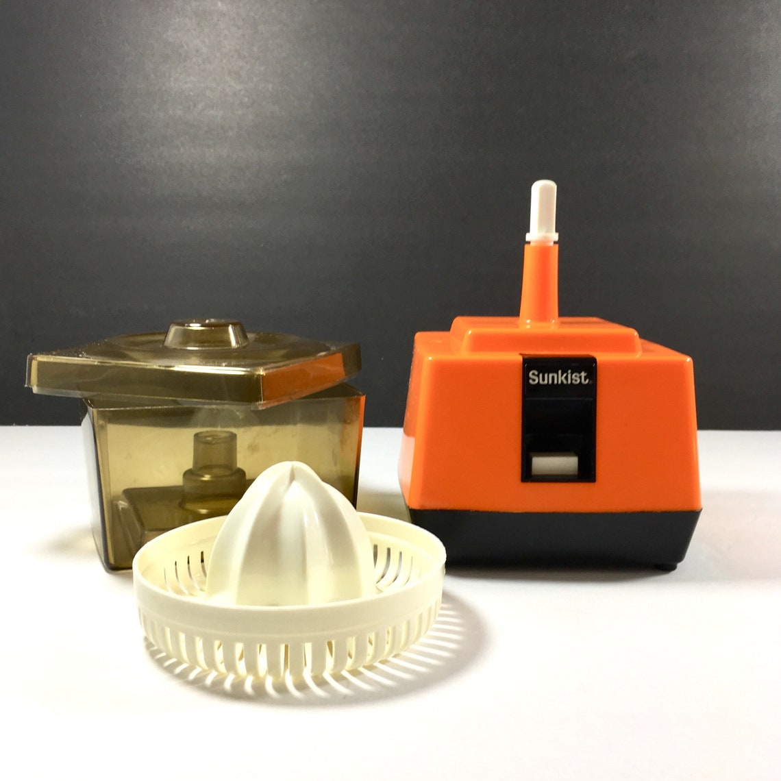 Sunkist Juicer Vintage Retro Battery Operated Orange Juicer Etsy