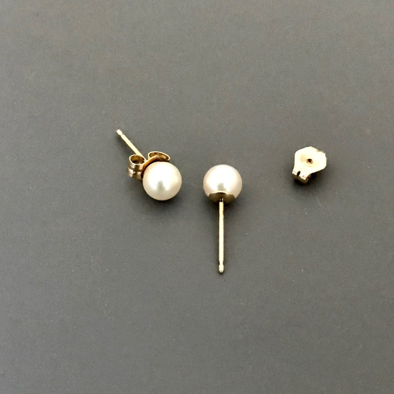 Pure By Nat Post Earrings W. Zircons - Gold
