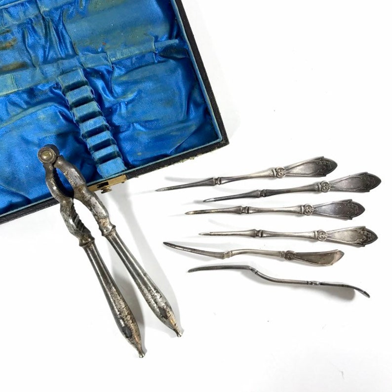 Antique Nut Cracker and Picks in Original Box Etsy