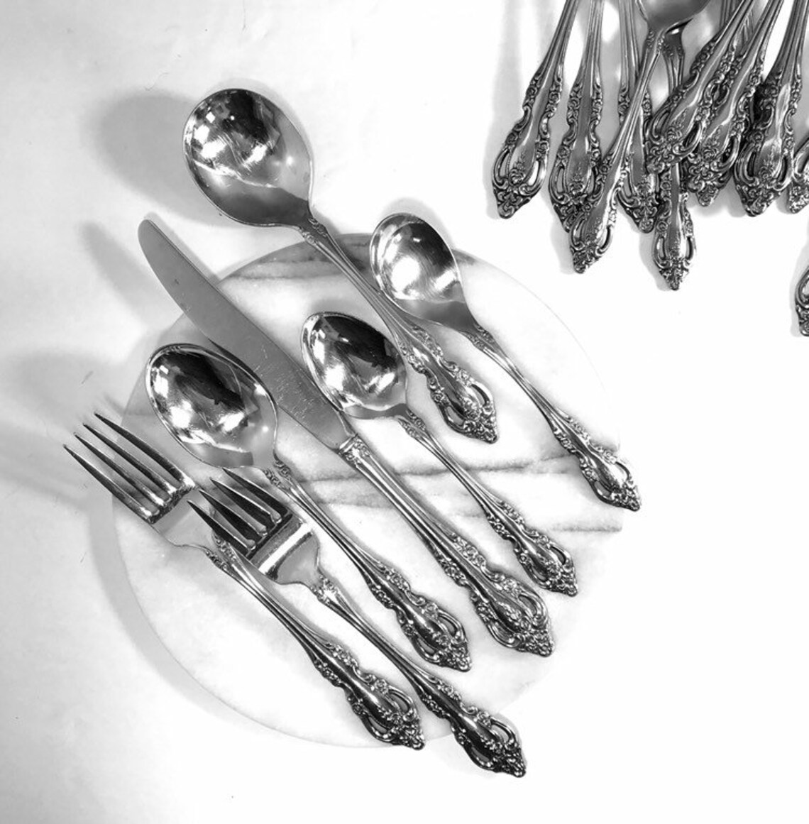 Oneida Flatware Community Stainless in Brahms Pattern Ornate Etsy