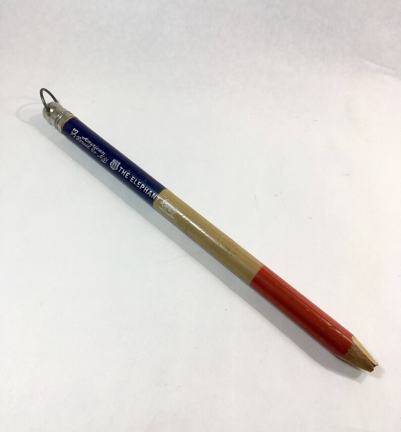 33 Mid Century 12 Big Jumbo Huge Red White Blue Political Graphic Antique New York The Elephant No American Pencil Company Co