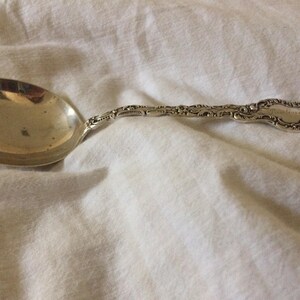 Sterling Soup Spoon by Durgin in the Watteau Pattern (1891)