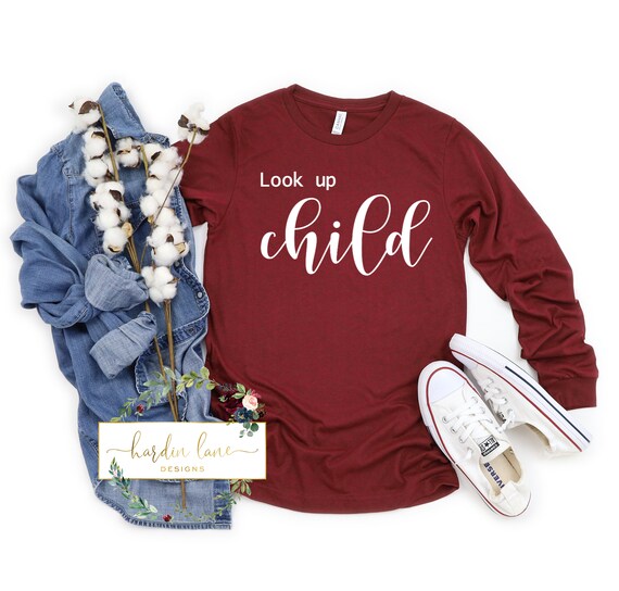 look up child t shirt