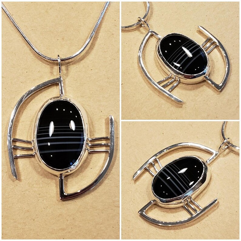 black lace agate stone