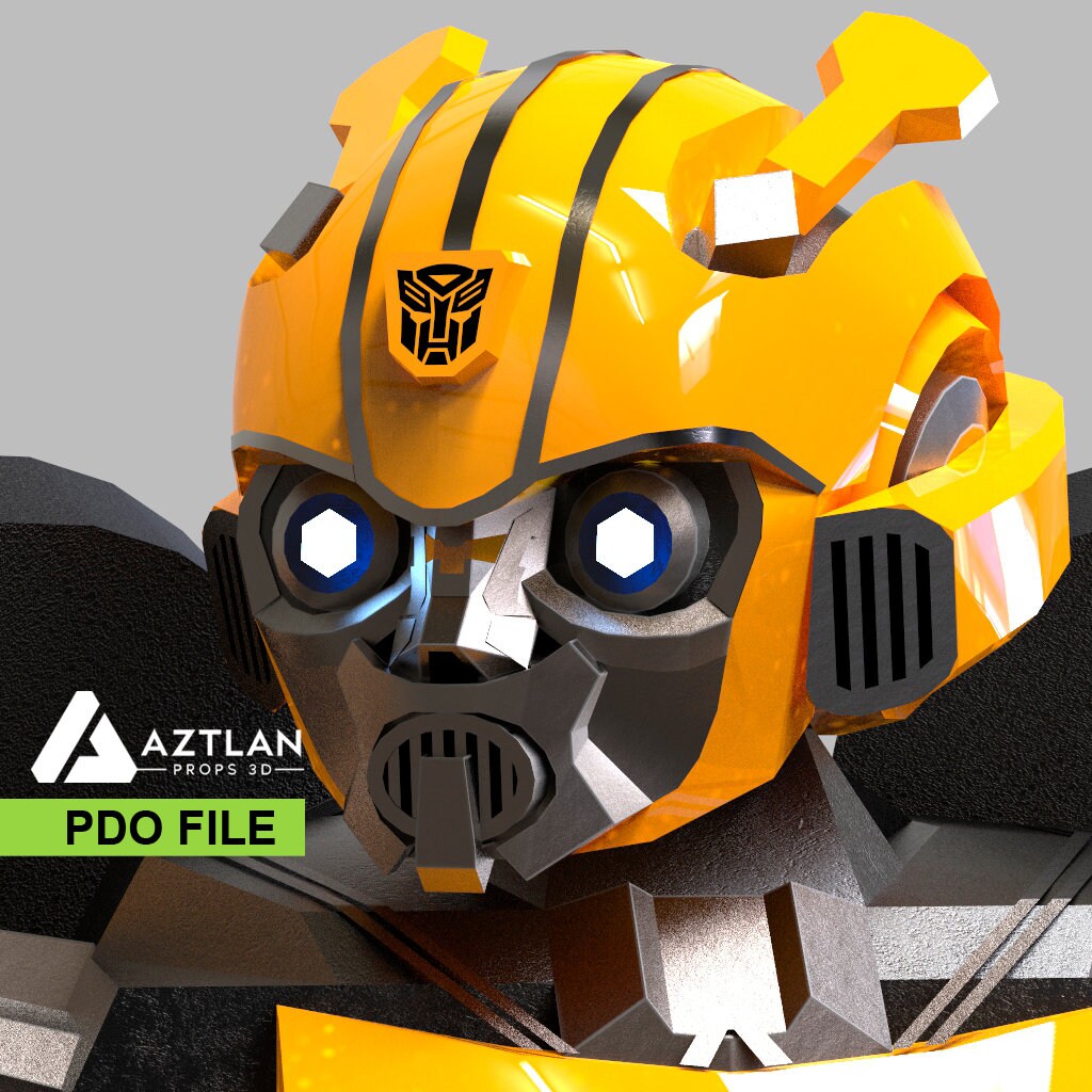 Bumblebee Helmet Pepakura Etsy