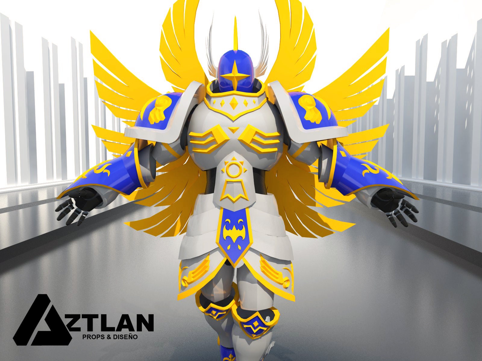 Seraphimon Armor Pepakura - Etsy New Zealand